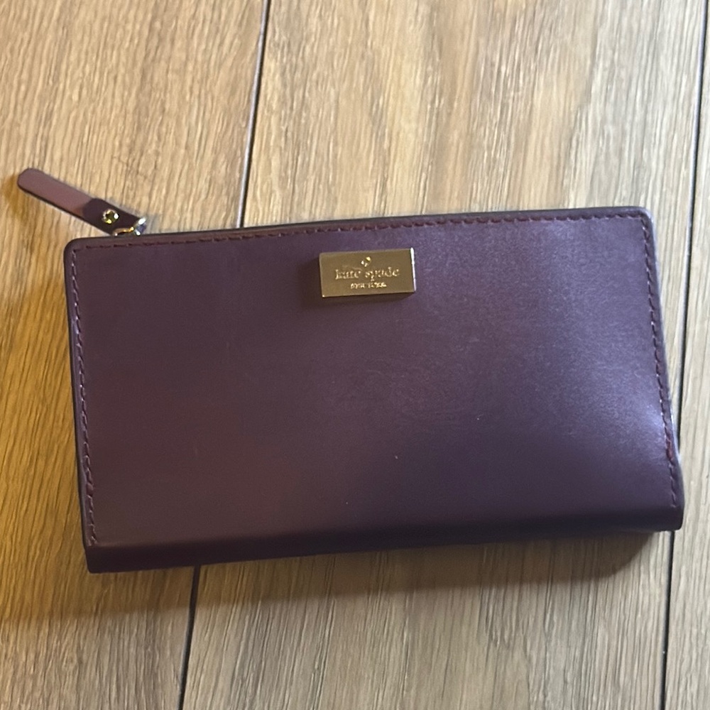 Kate Spade Purple Leather Wallet
